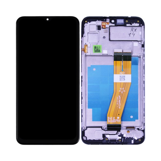 Touch+Display+Frame Samsung Galaxy A03 2022/A035F Yellow Flex Service Pack Black Touch+Display+Frame Samsung Galaxy A03 2022/A035F Yellow Flex Service Pack Black